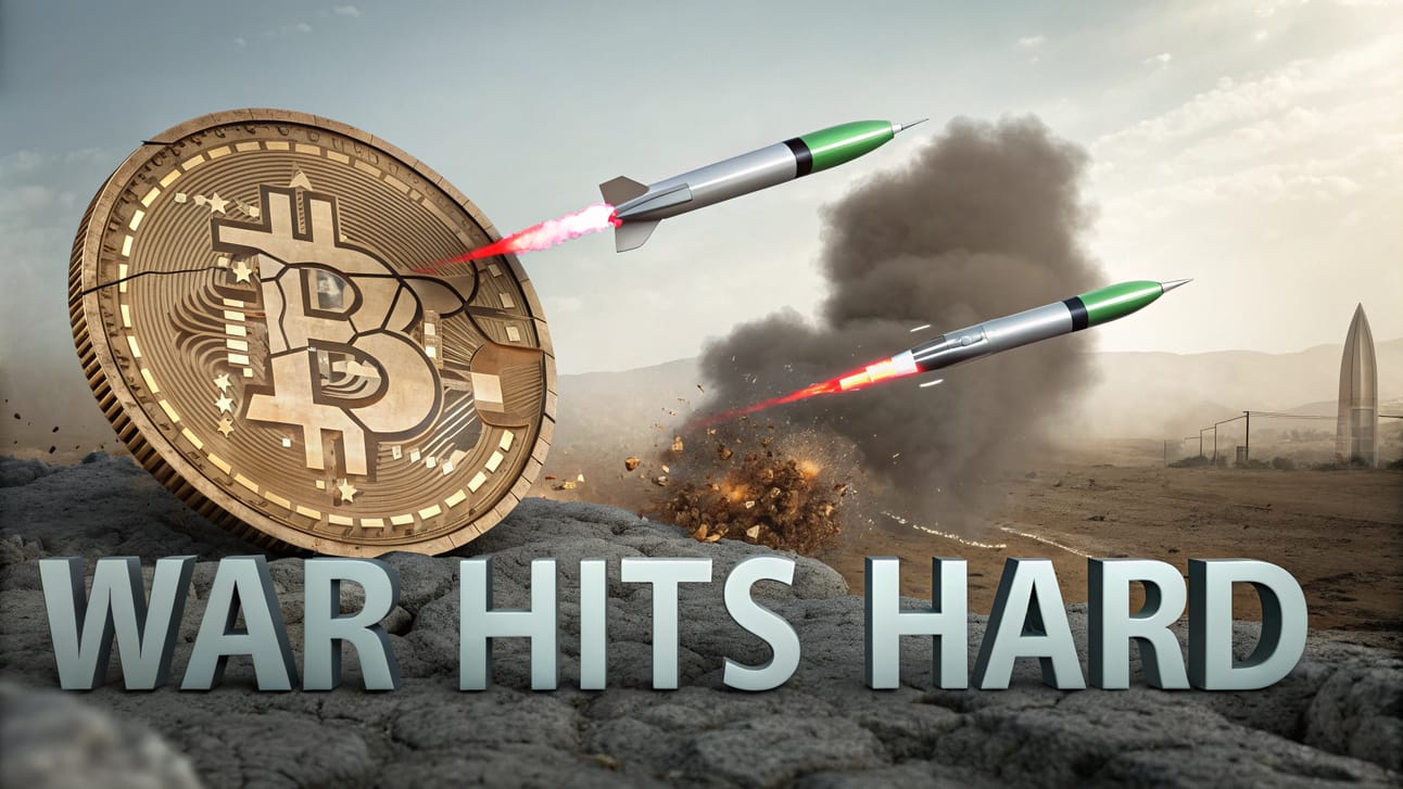 💀 US–Iran Fallout Wipes $1.15B BTC