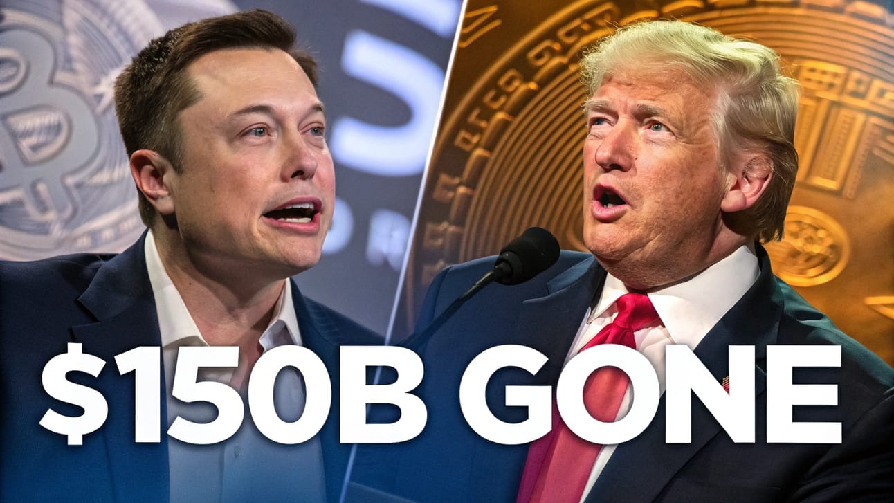 💥 Musk–Trump Feud = Charts’ Blood