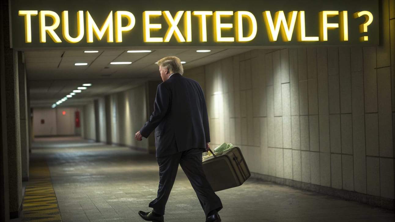 🤨 Trump Quietly Exited WLFI?