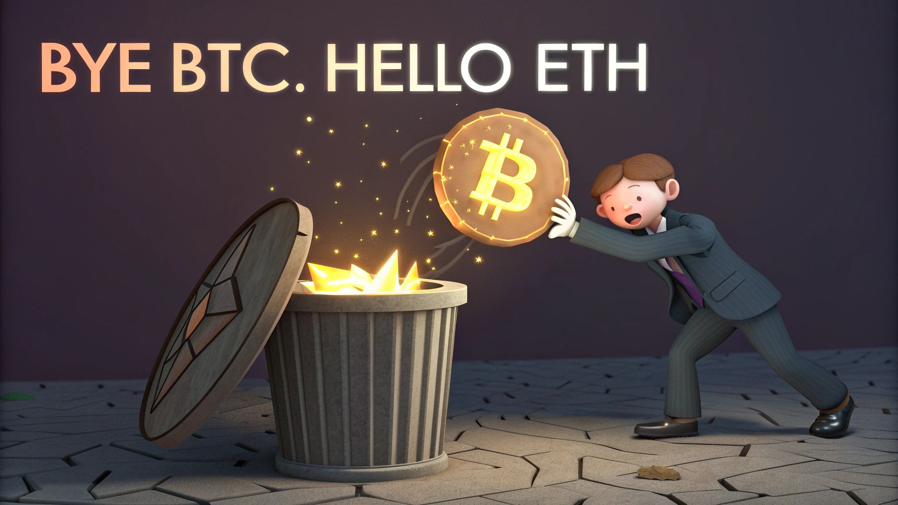 🔄 Dumping BTC… for ETH?