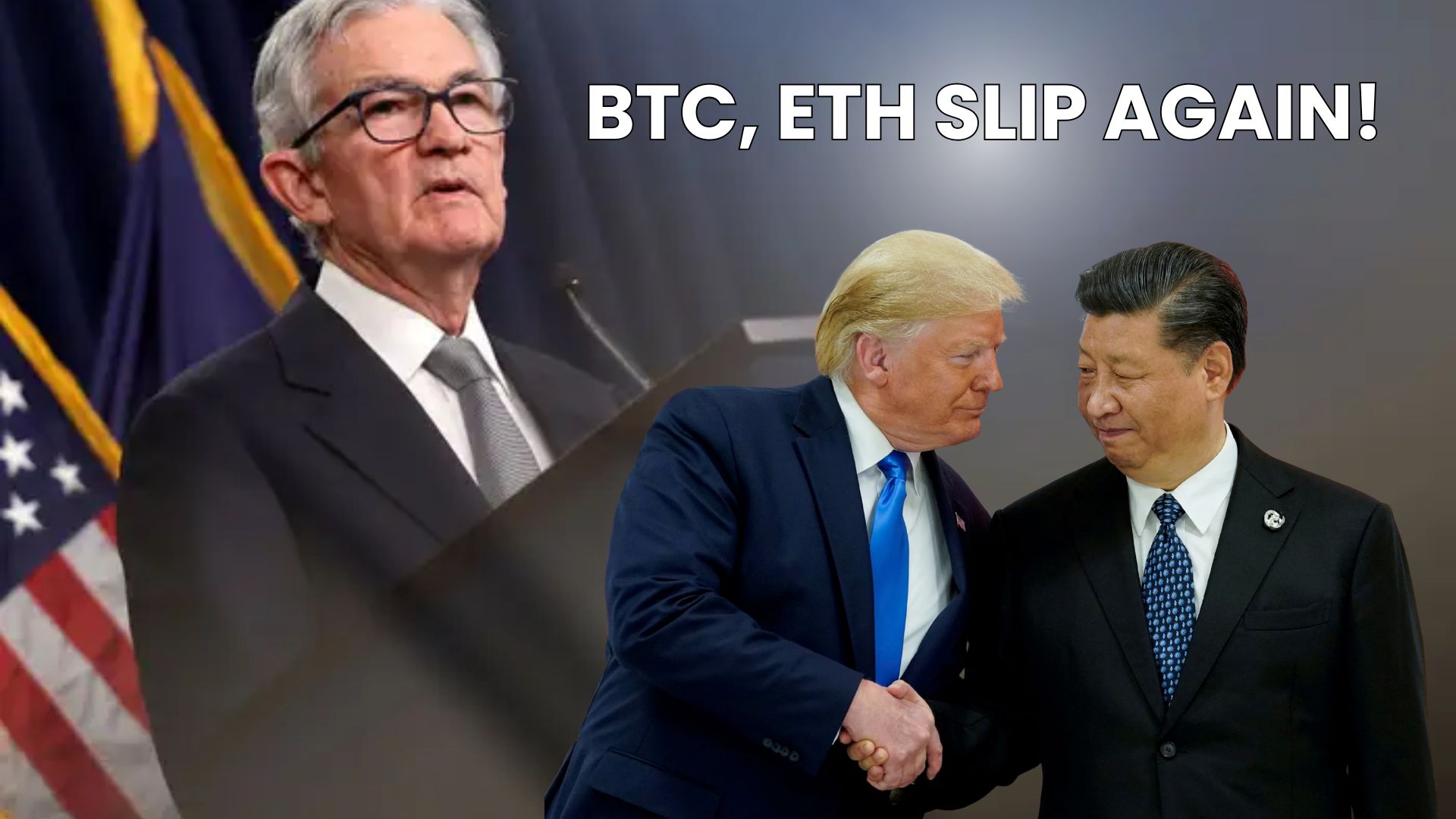 🏦 BTC, ETH Slip after FED cut & TRUMP XI Talks
