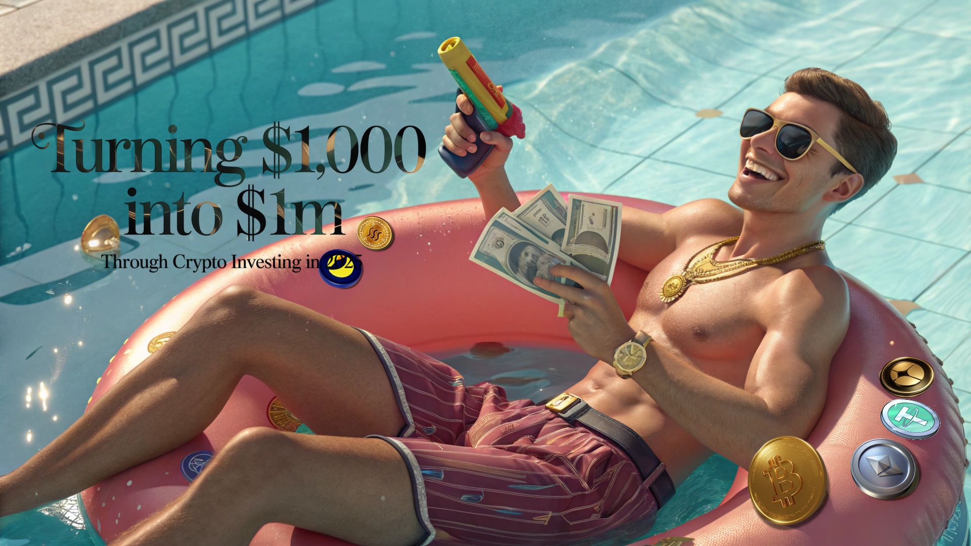 Turning $1,000 into $1M through Crypto Investing in 2025