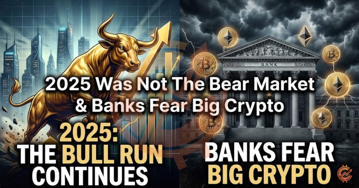2025 Was Not The Bear Market & Banks Fear Big Crypto 🧐