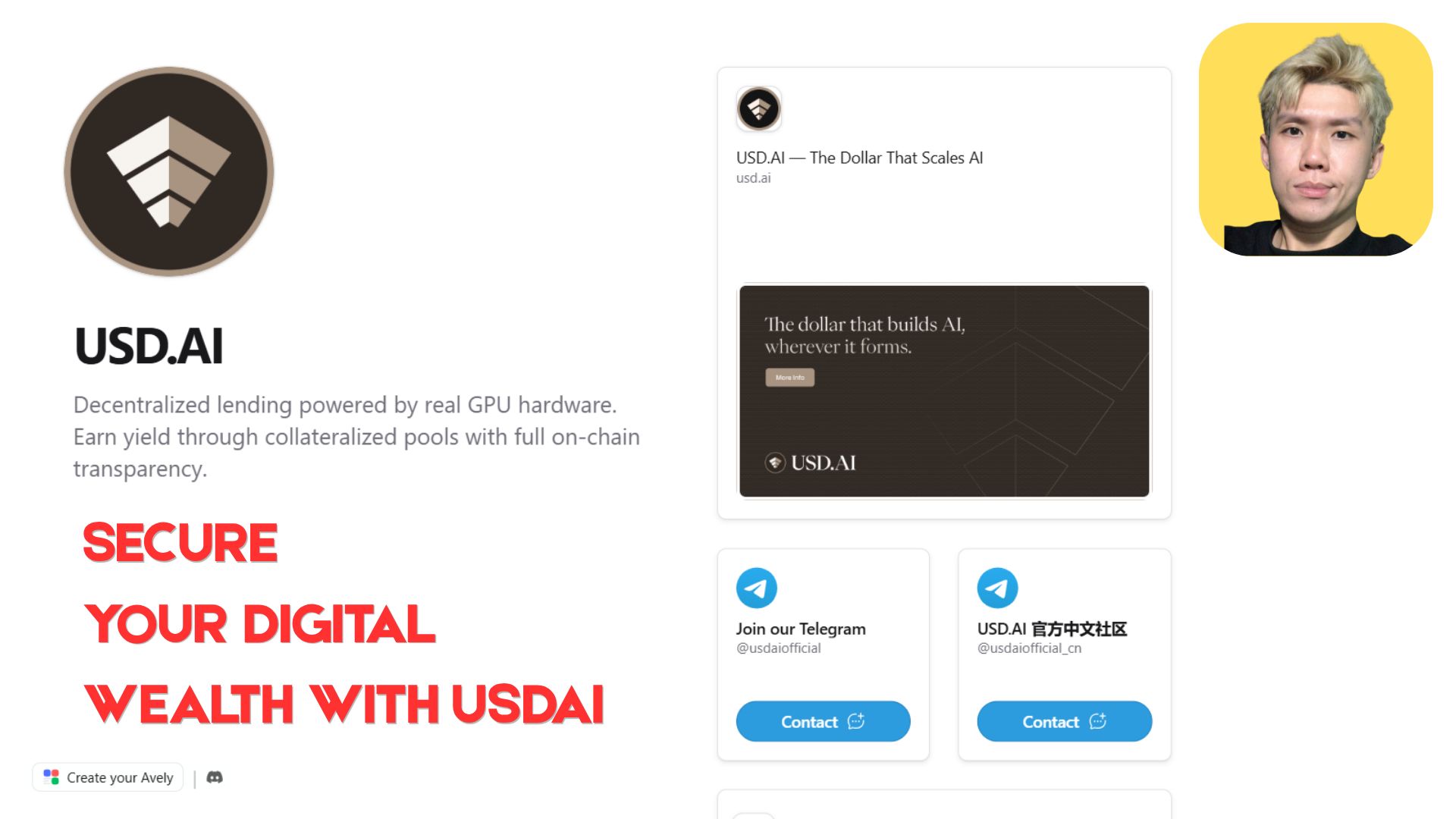 🚀 USDAI Generates Daily Profits By Lending Your Cash To High Performance GPU Farms