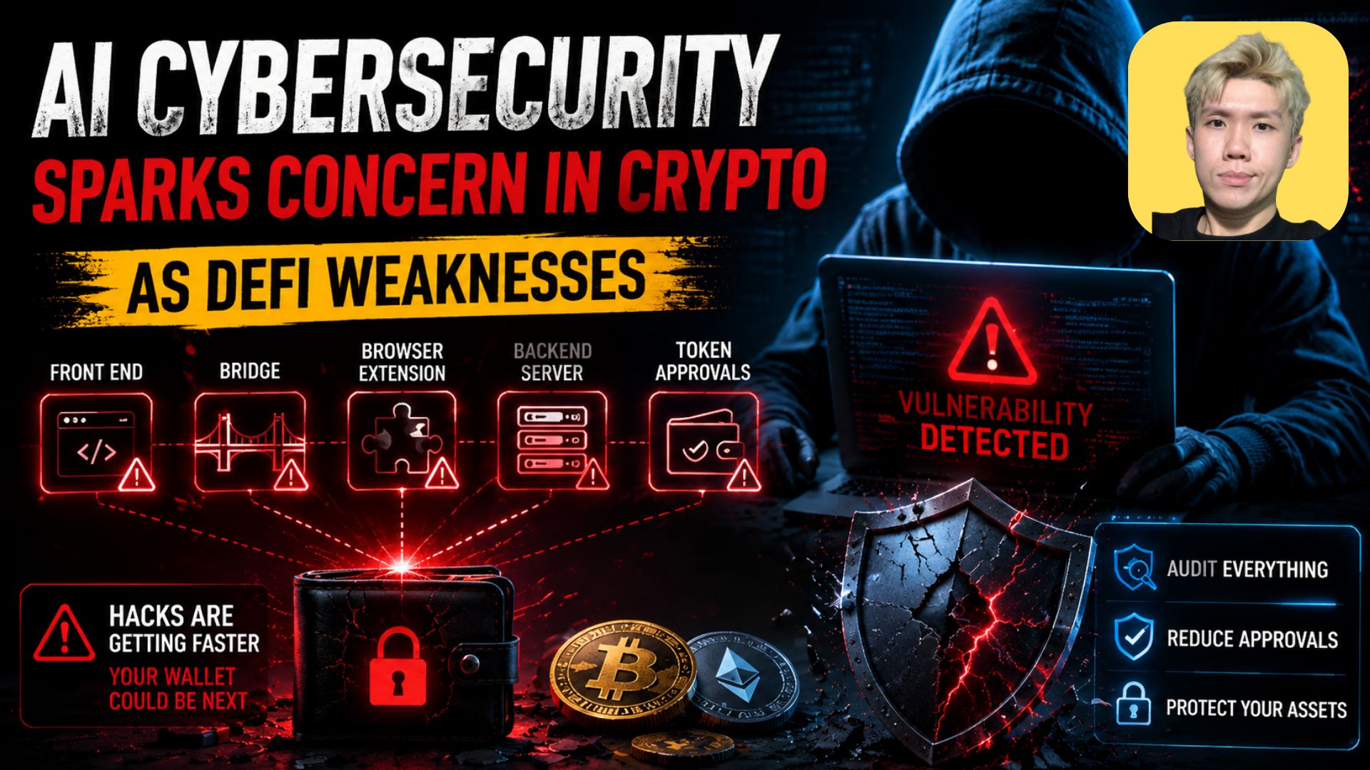 ⚡ AI Cybersecurity Sparks Concern In Crypto As DeFi Weak Points Become Clear