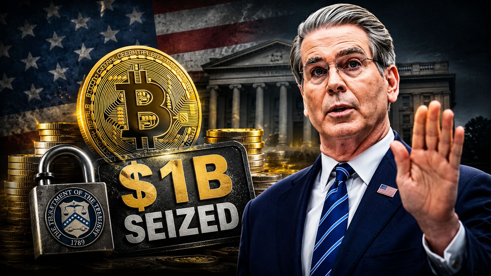 💰 US Seizes $1B Iranian Crypto