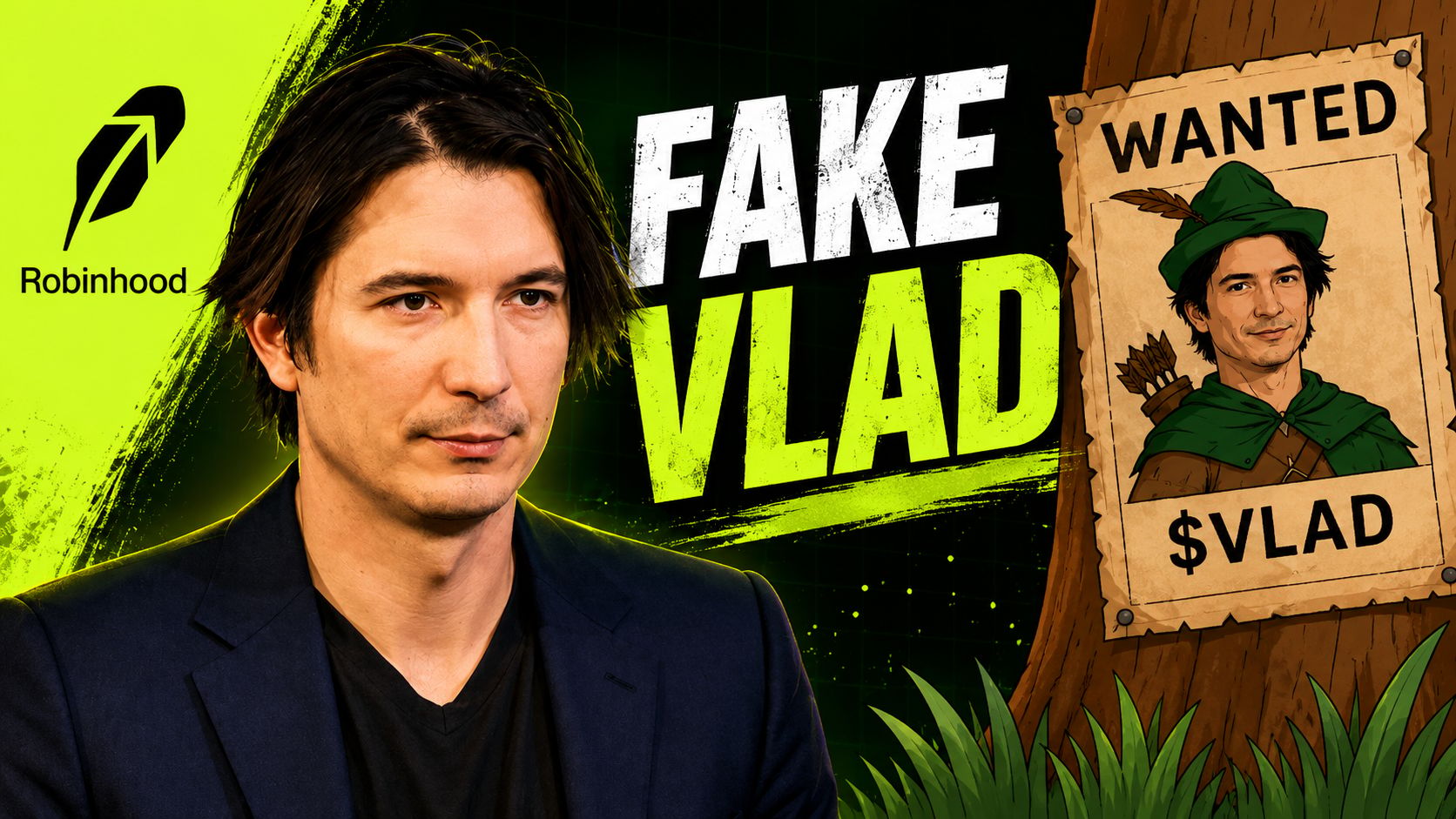 🚩 Robinhood CEO Hack = $10M Pump